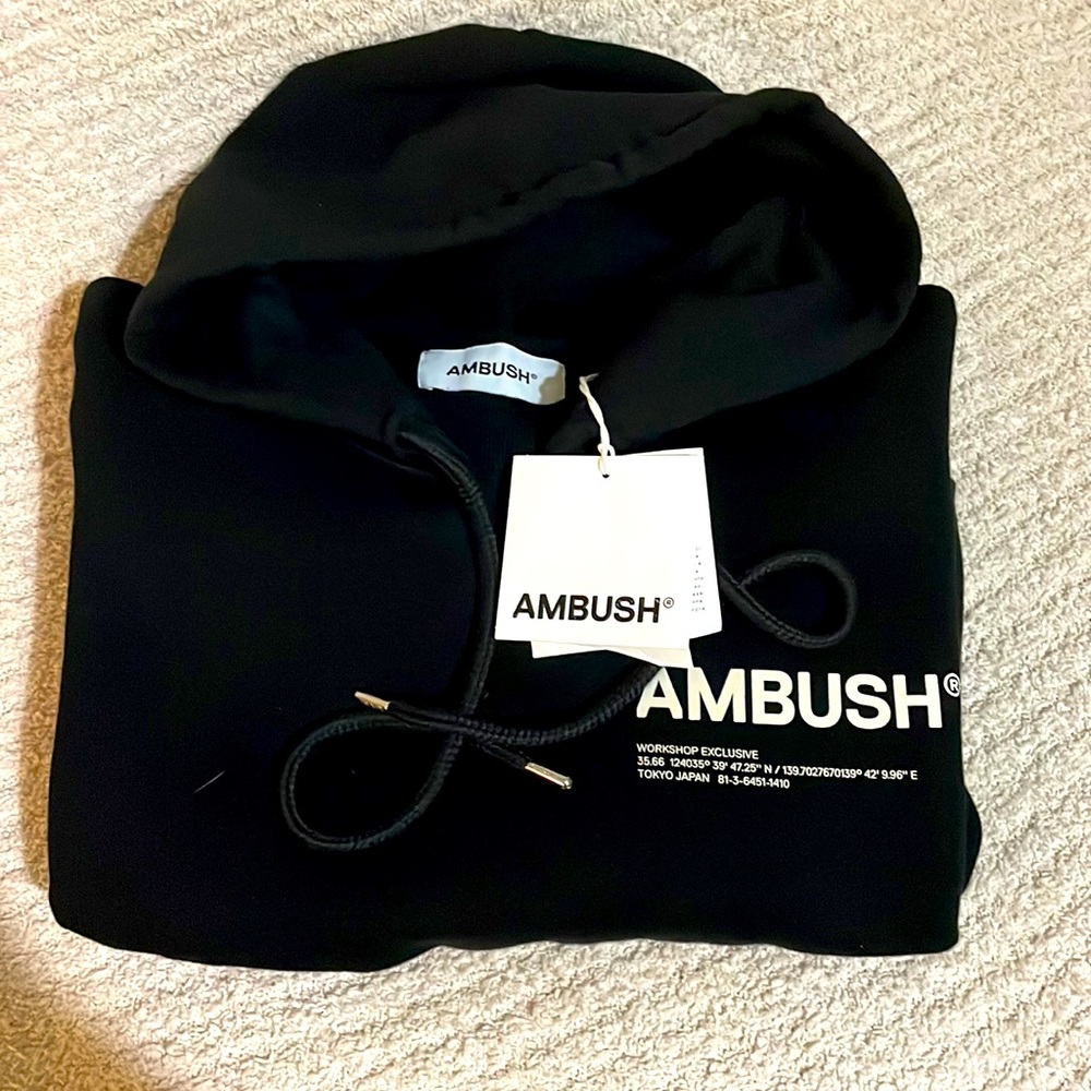 Authentic Black Ambush Hoodie 100% cotton